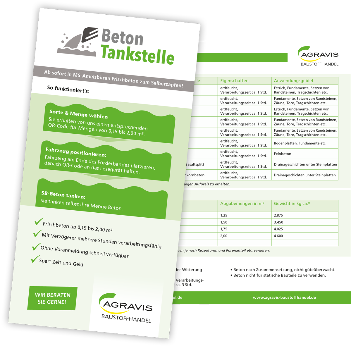 Beton Tankstelle